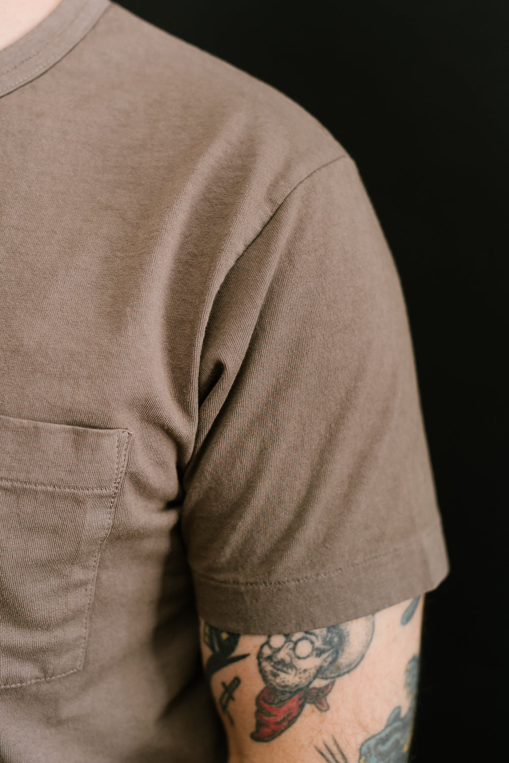 Heavy Duty Pocket Tee - Smoke