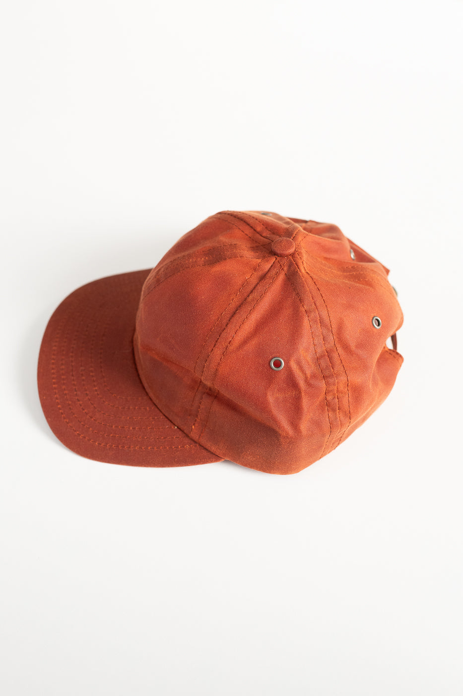 Waxed Canvas Baseball Hat - Brick