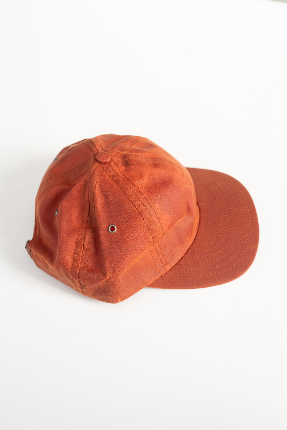 Waxed Canvas Baseball Hat - Brick