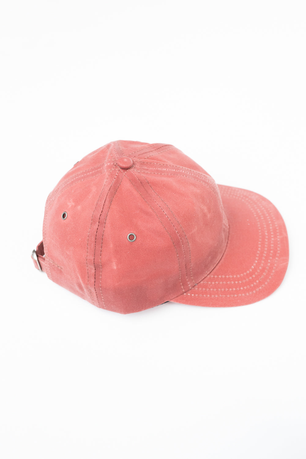 Waxed Canvas Baseball Hat - Nautical Red