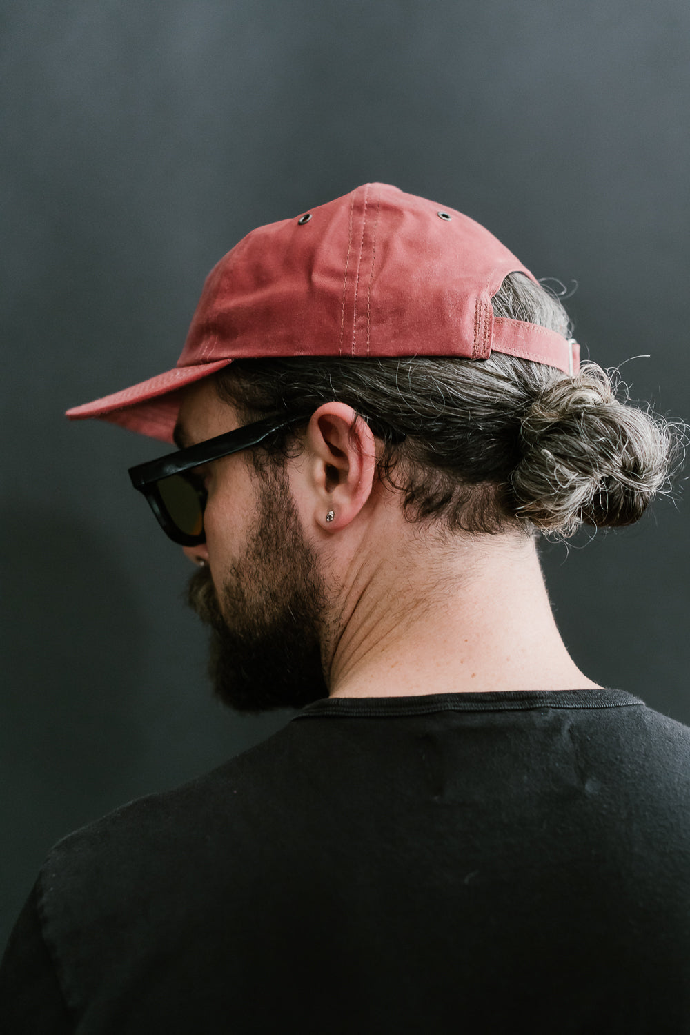 Waxed Canvas Baseball Hat - Nautical Red