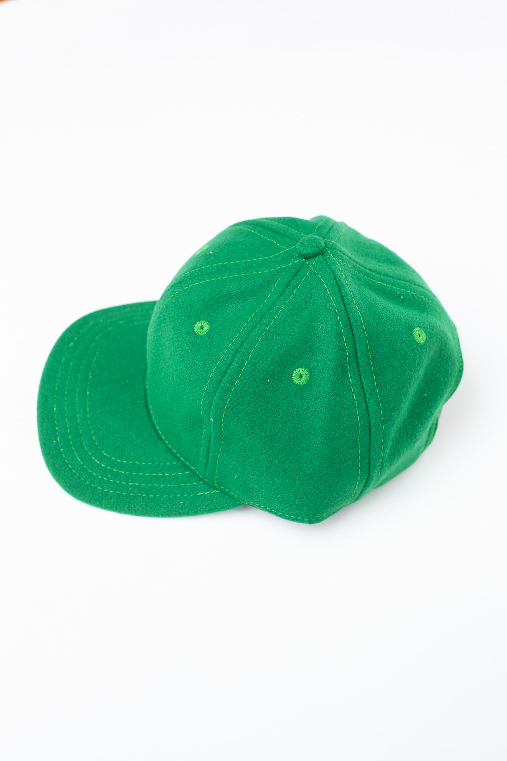 Wool Baseball Hat - Kelly Green