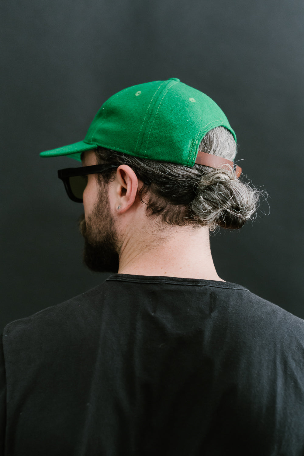 Wool Baseball Hat - Kelly Green