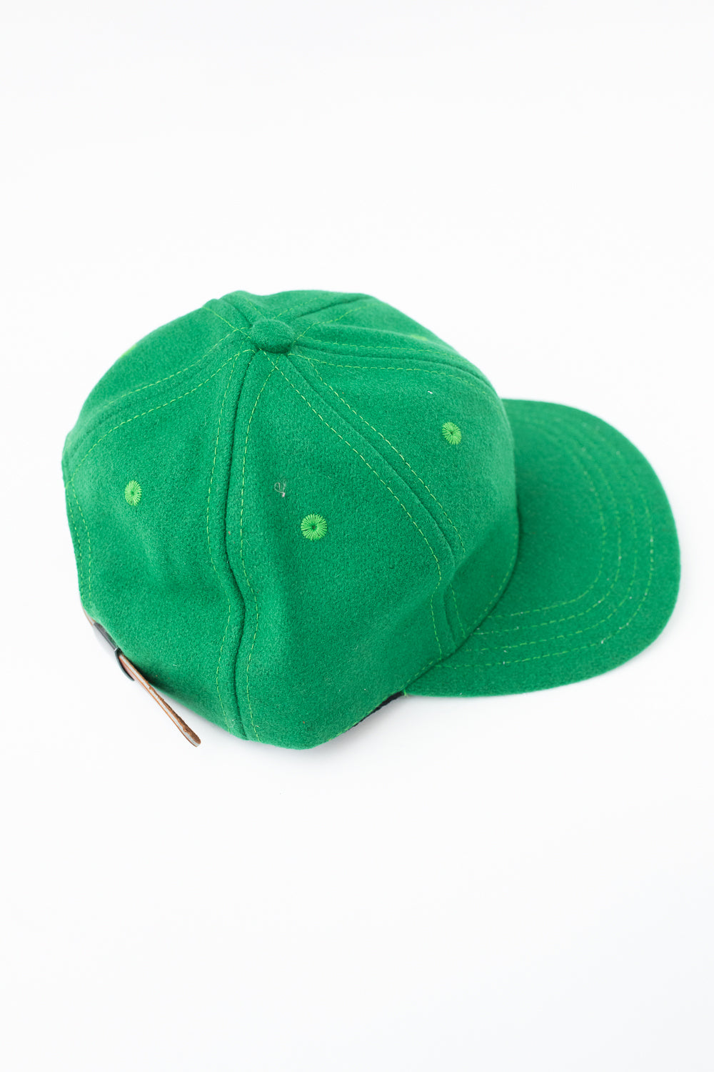 Wool Baseball Hat - Kelly Green