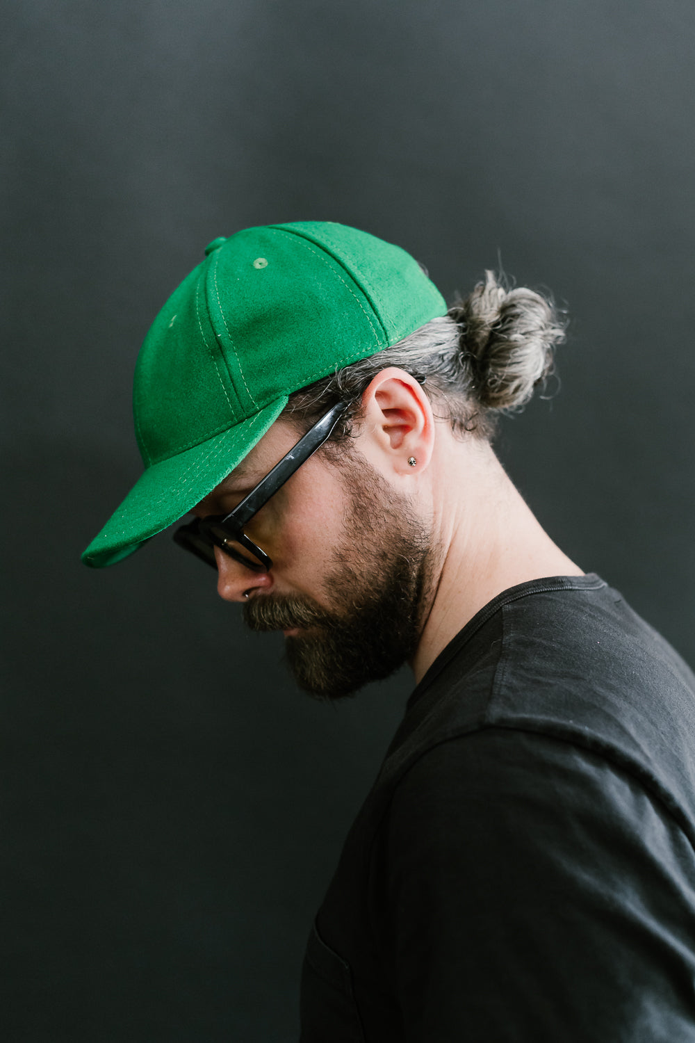 Wool Baseball Hat - Kelly Green