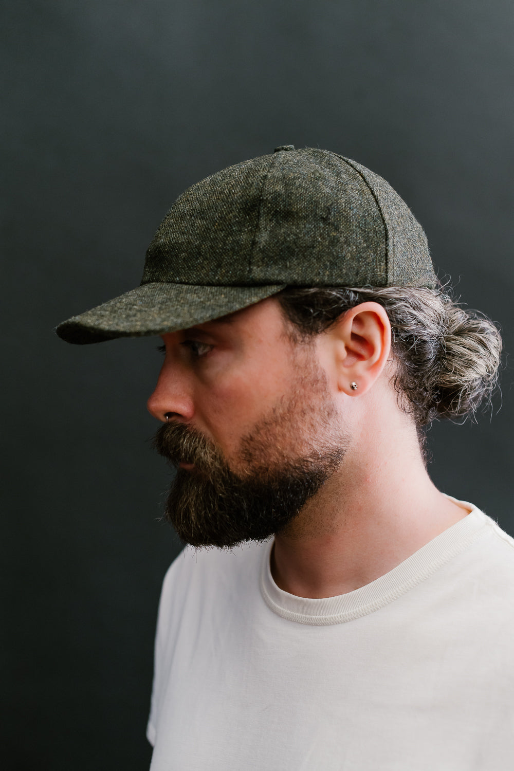 Wool Baseball Hat - Hunter