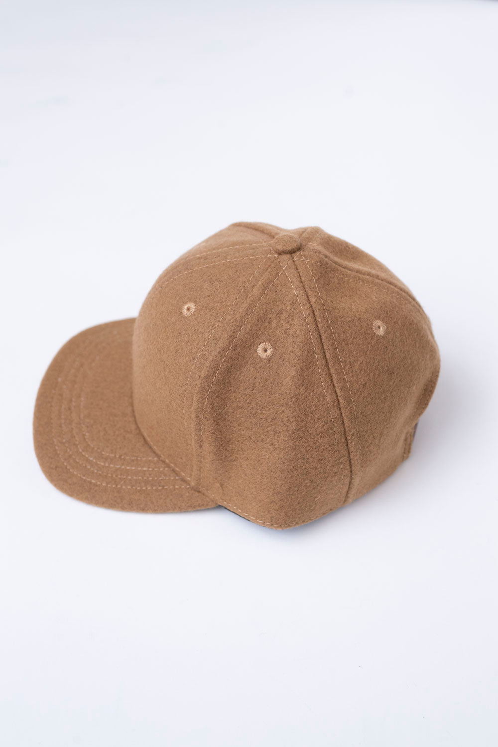 Wool Baseball Hat - Tan