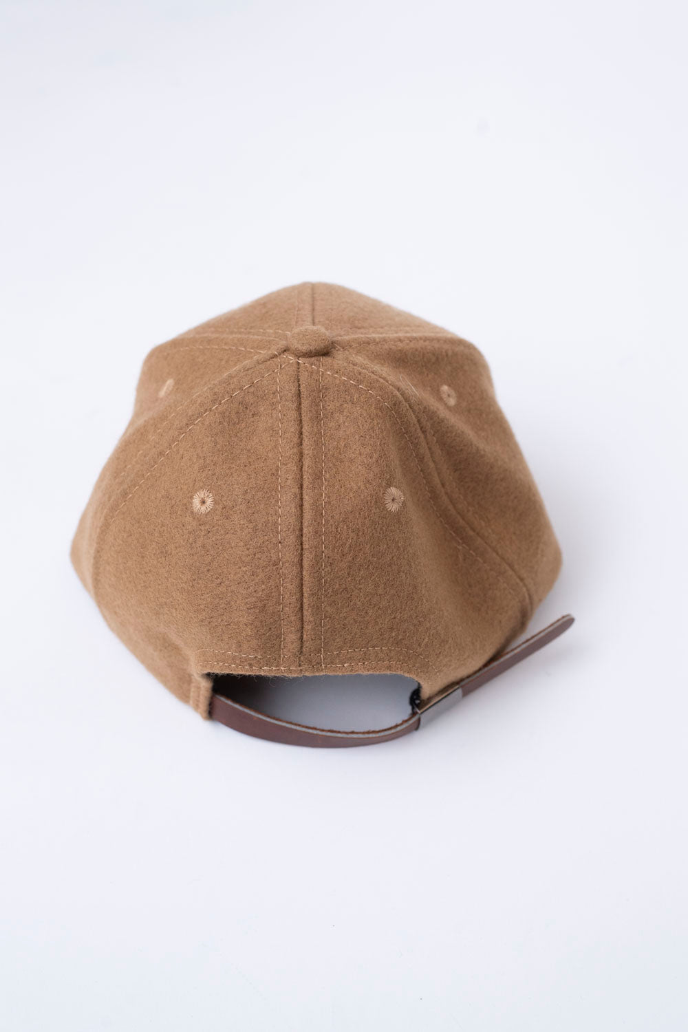 Wool Baseball Hat - Tan