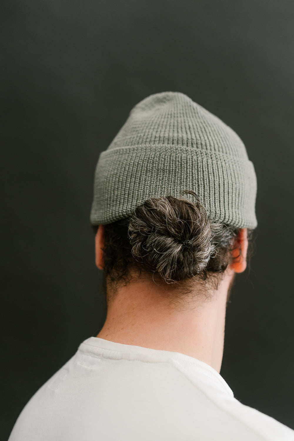 Wool Knit Watch Cap - Sage