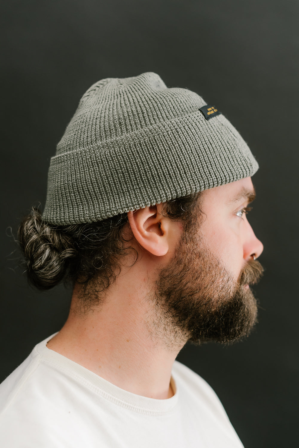 Wool Knit Watch Cap - Sage