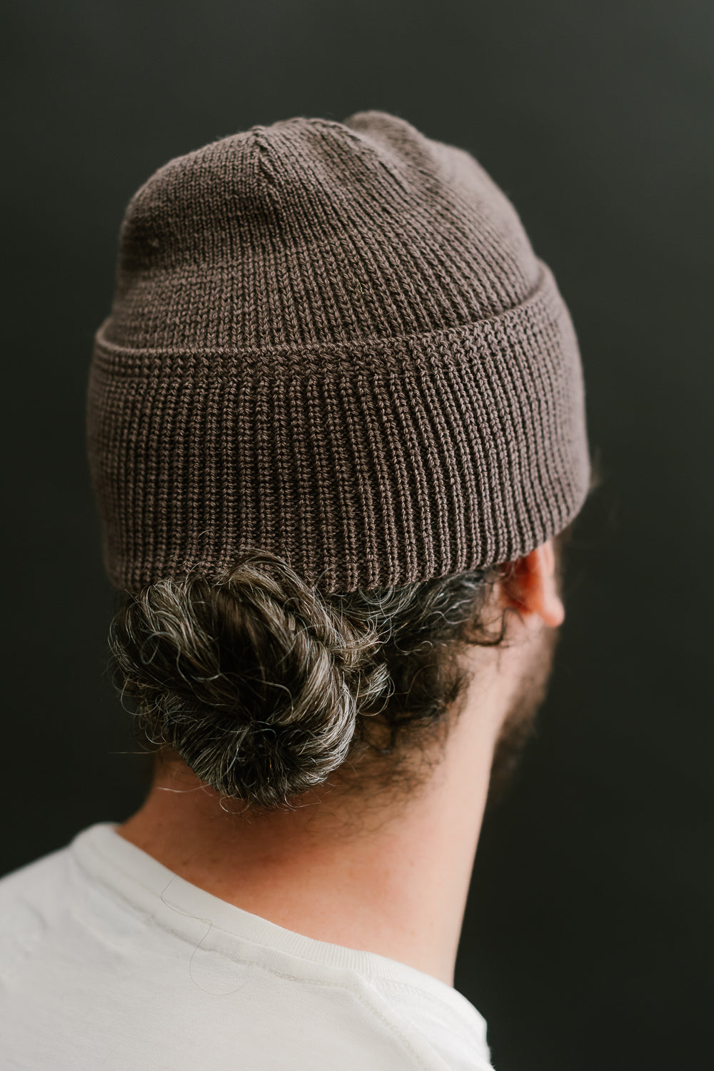 Wool Knit Watch Cap - Smoke