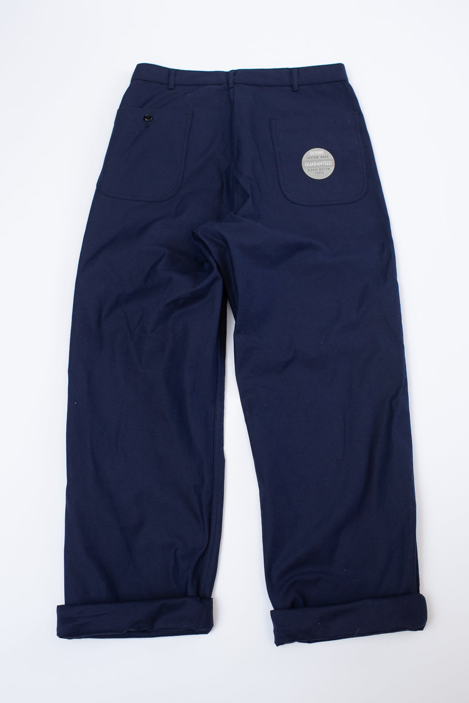 Lot 225 - Back Satin Baker Pants - Navy