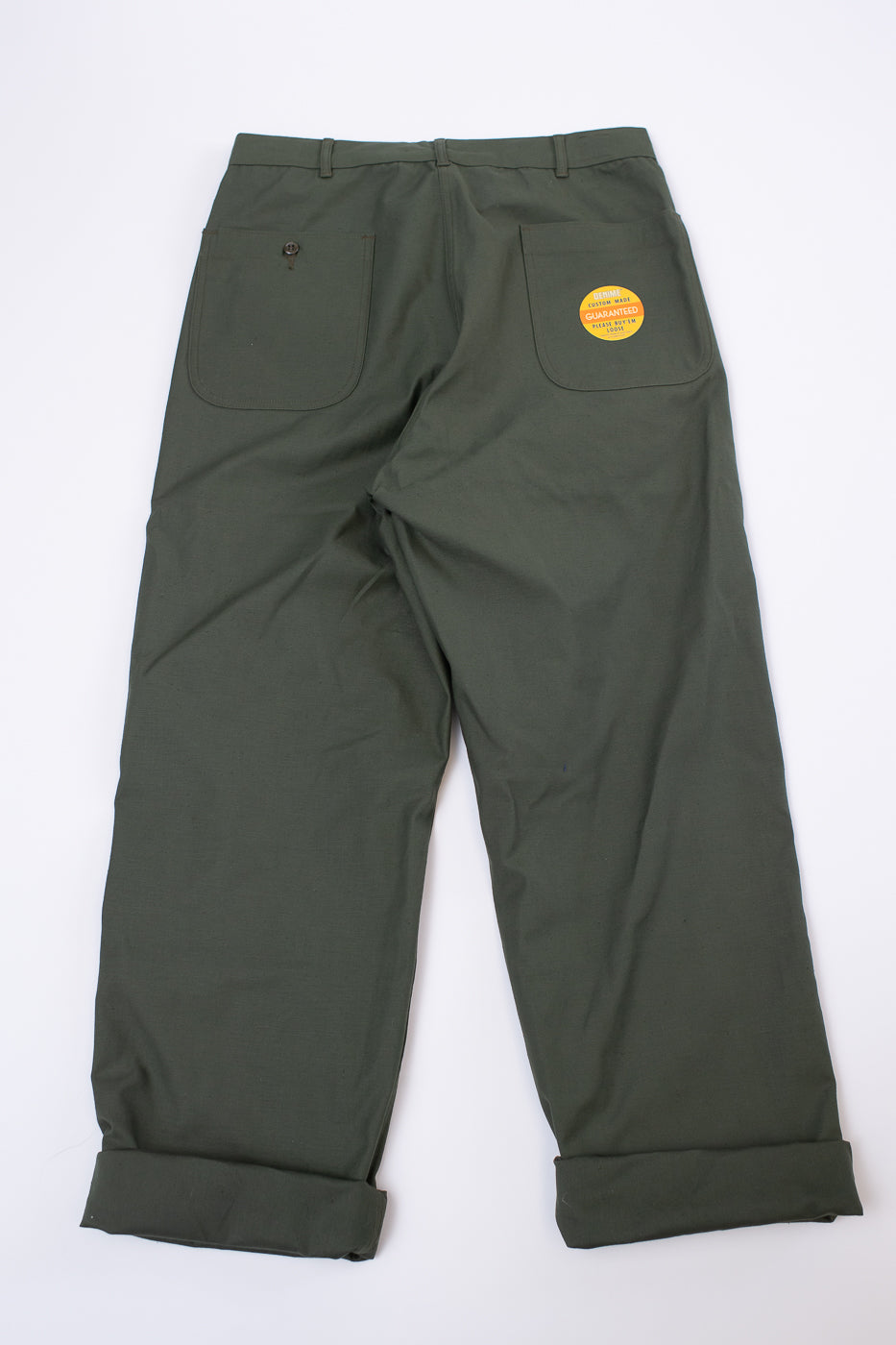 Lot 225 - Back Satin Baker Pants - OD Green