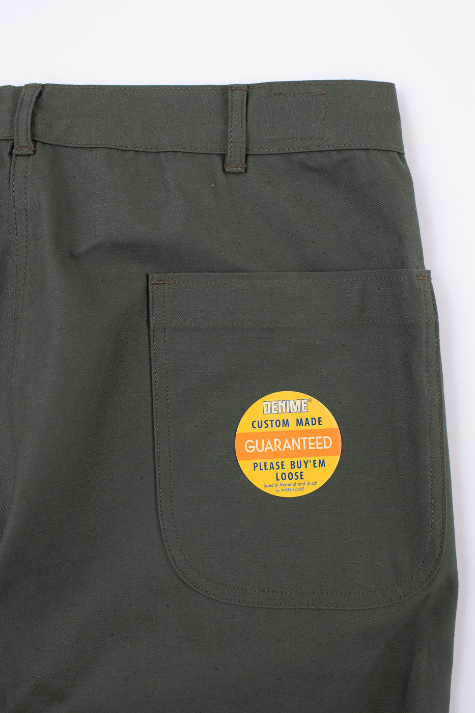 Lot 225 - Back Satin Baker Pants - OD Green