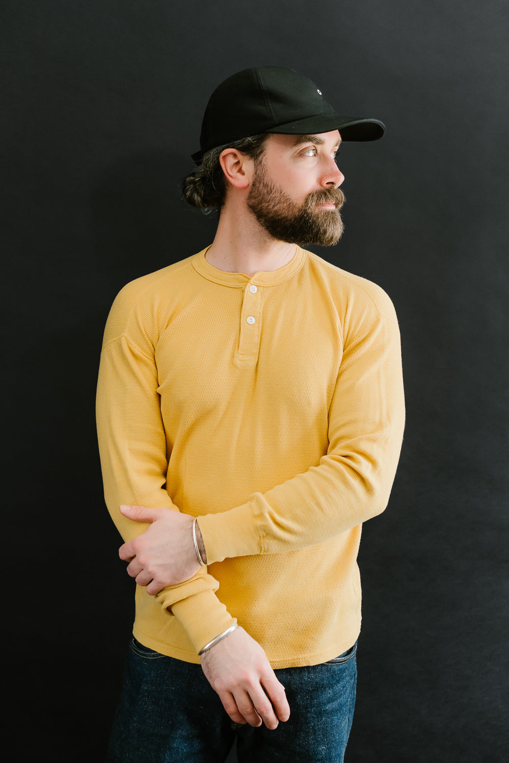 Thermal Henley Neck - Citrus