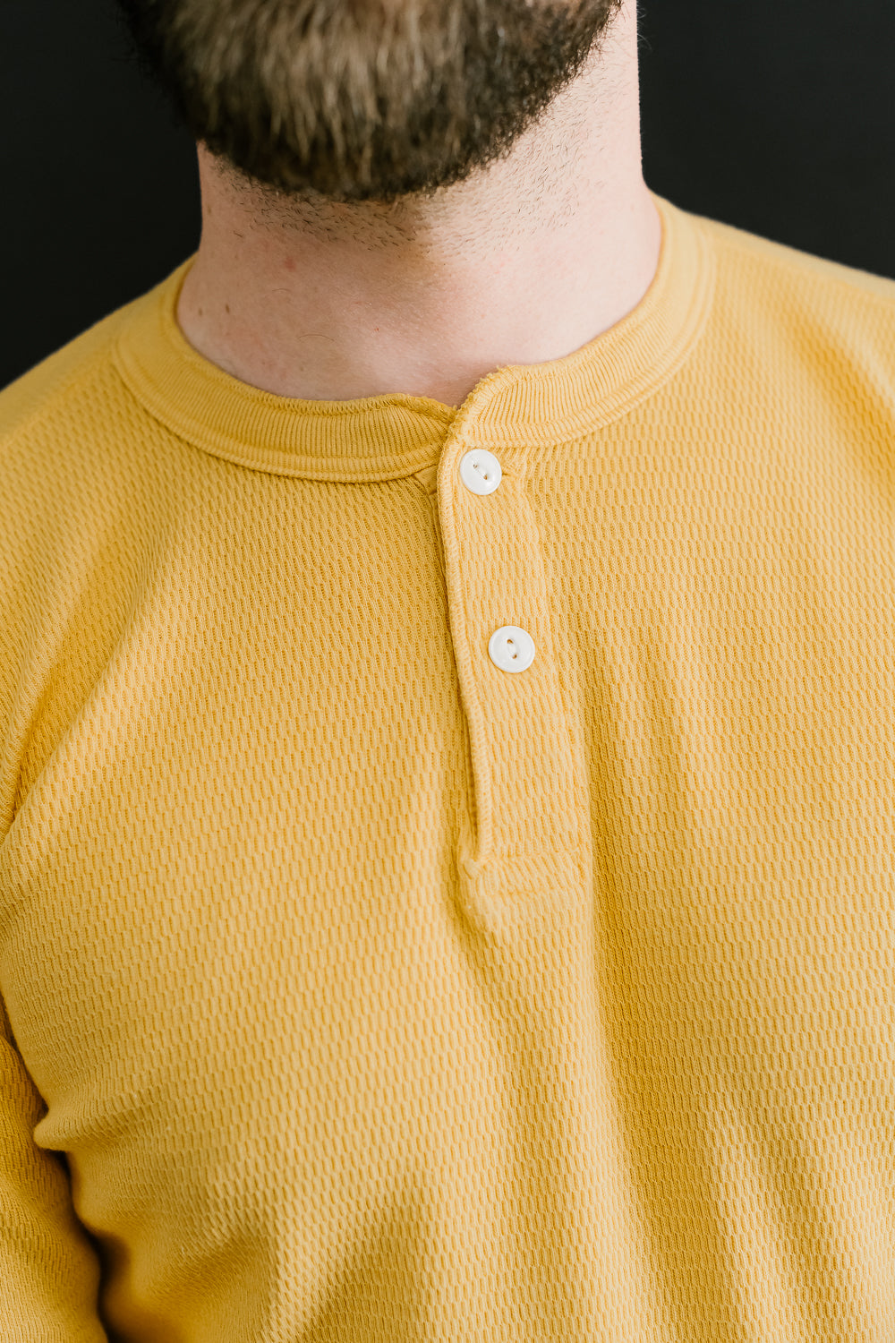 Thermal Henley Neck - Citrus