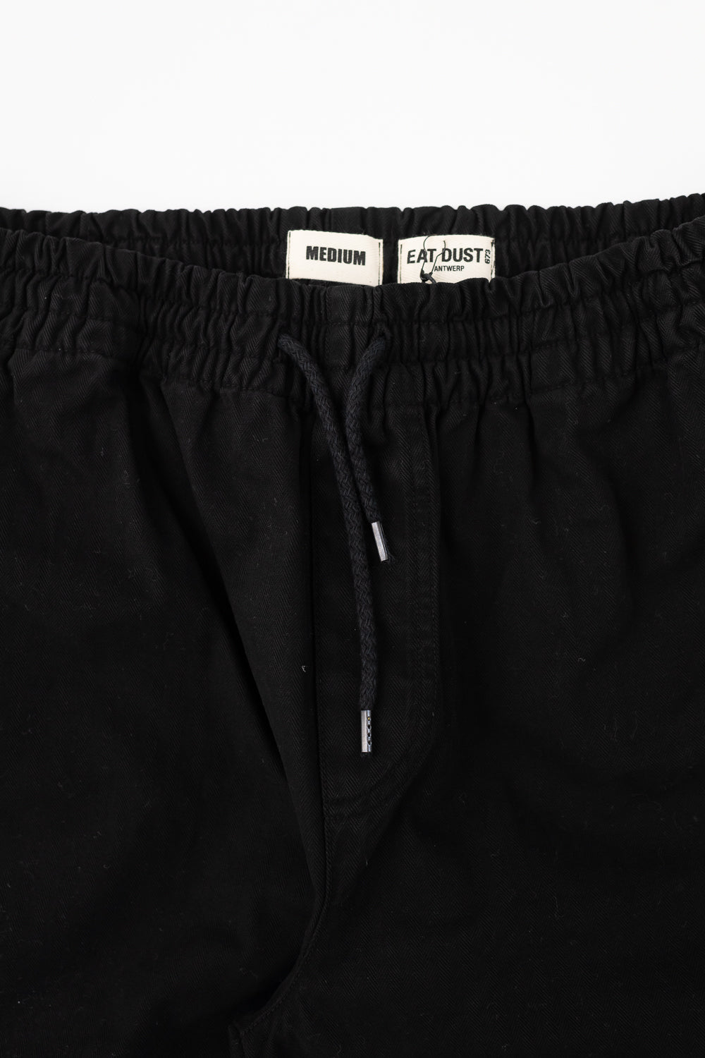 Gonz Pants Herringbone Cotton - Black