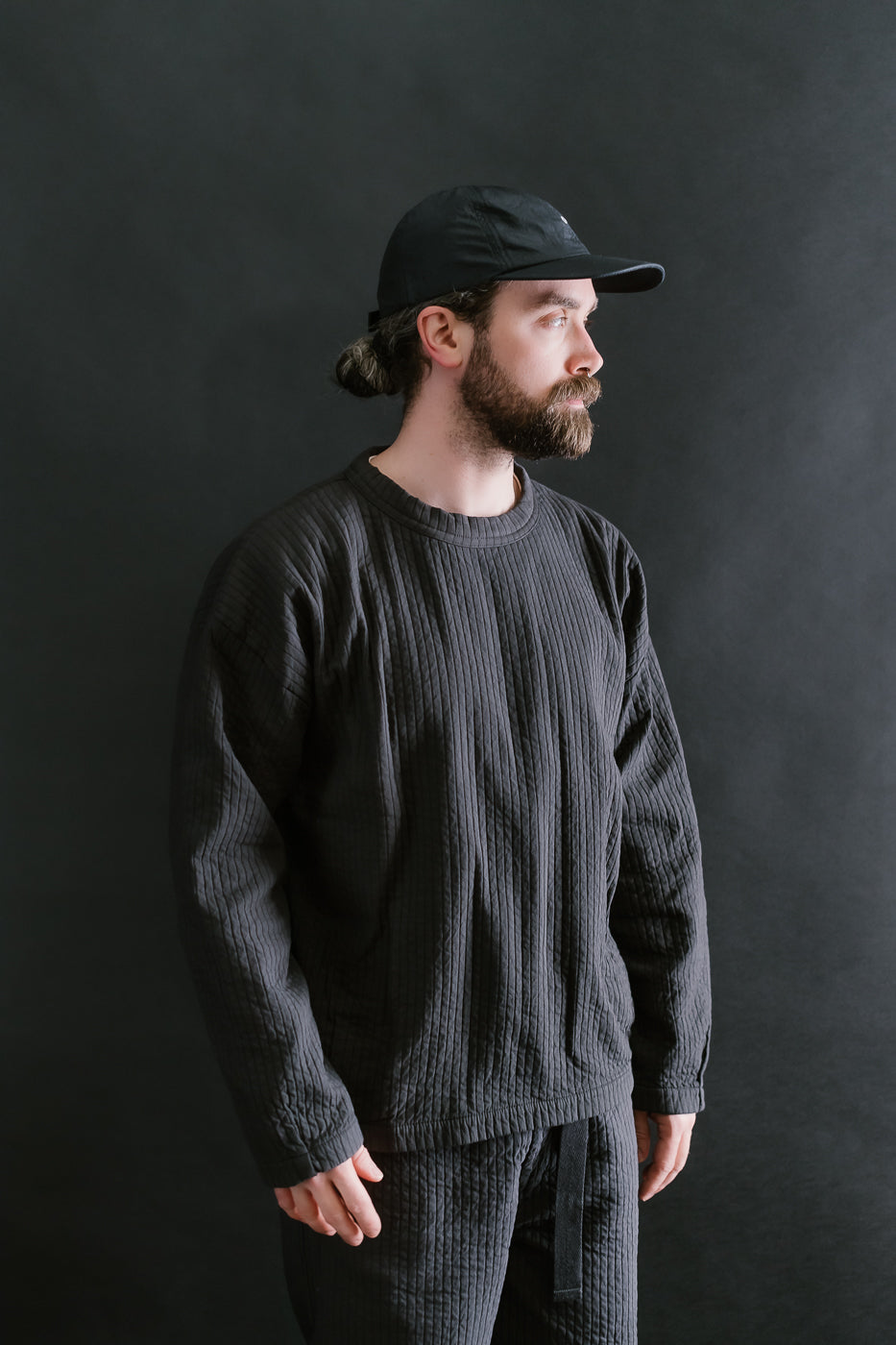 M-I-004 - Judo Sweater Armor Cotton - Asphalt