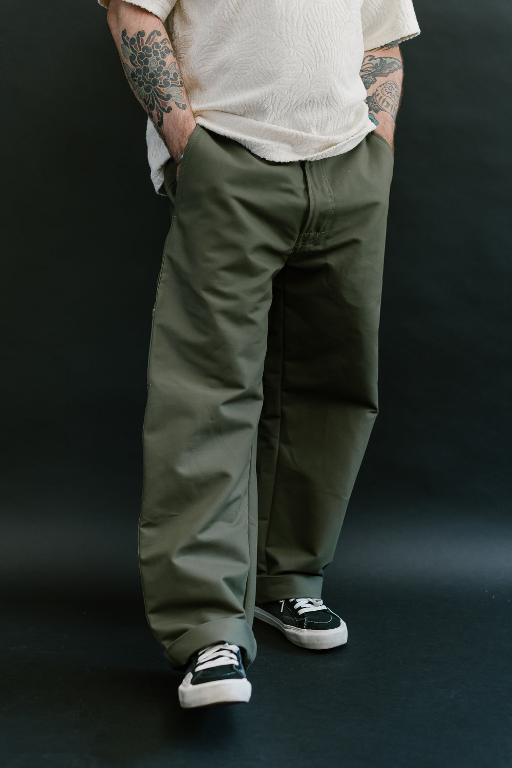 Oakland Chino Nebraska Cotton - Dusty Green