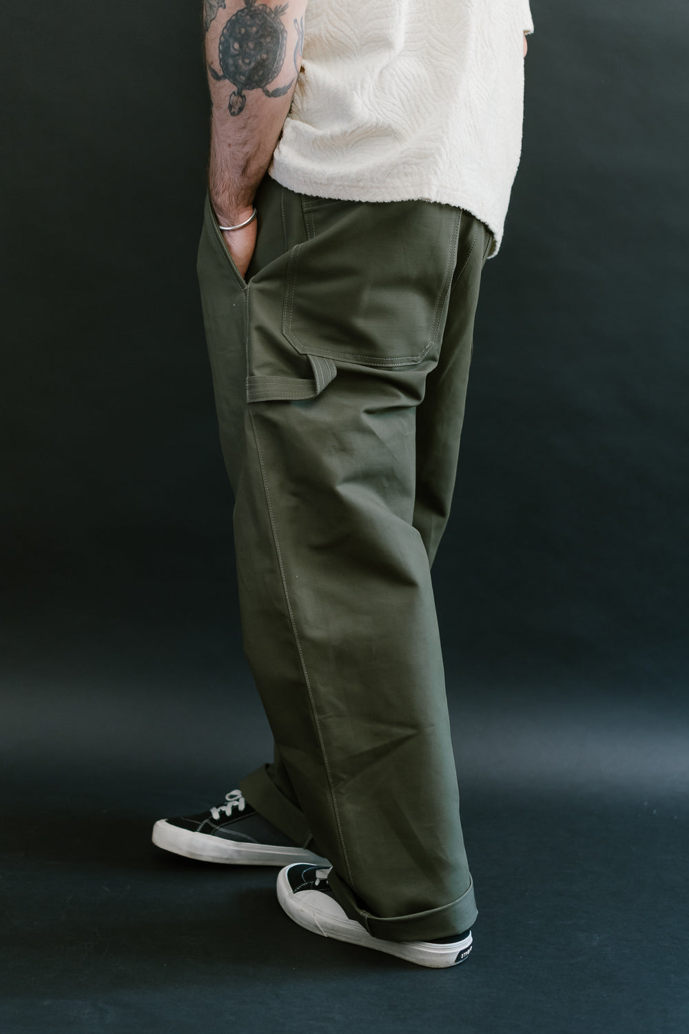 Oakland Chino Nebraska Cotton - Dusty Green