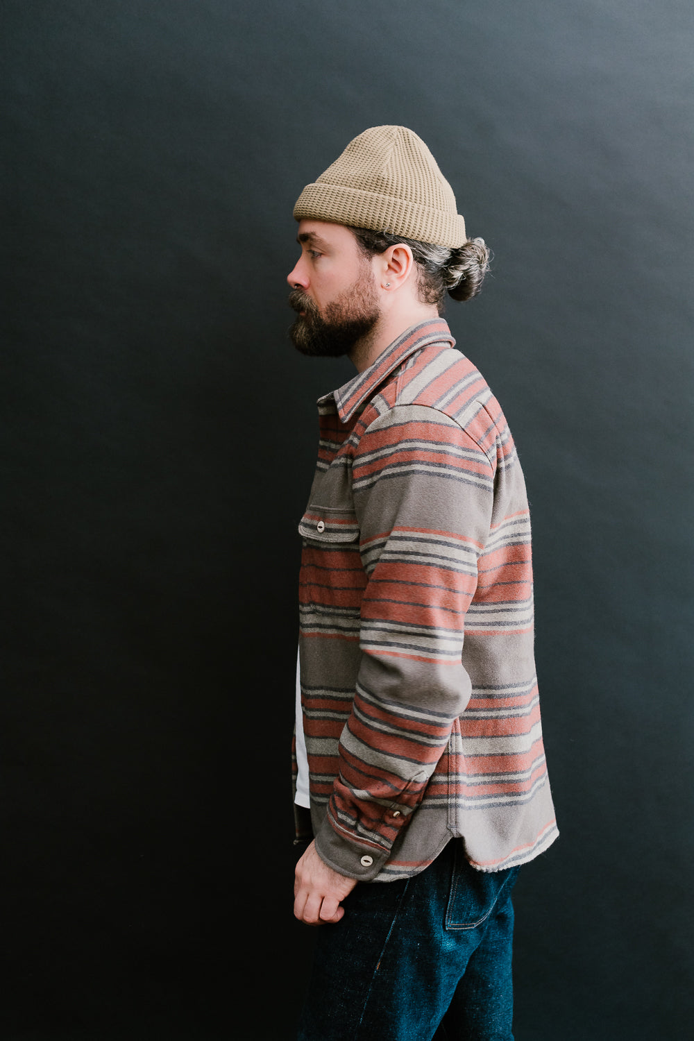 Alta Wool CPO - Cedar Stripe