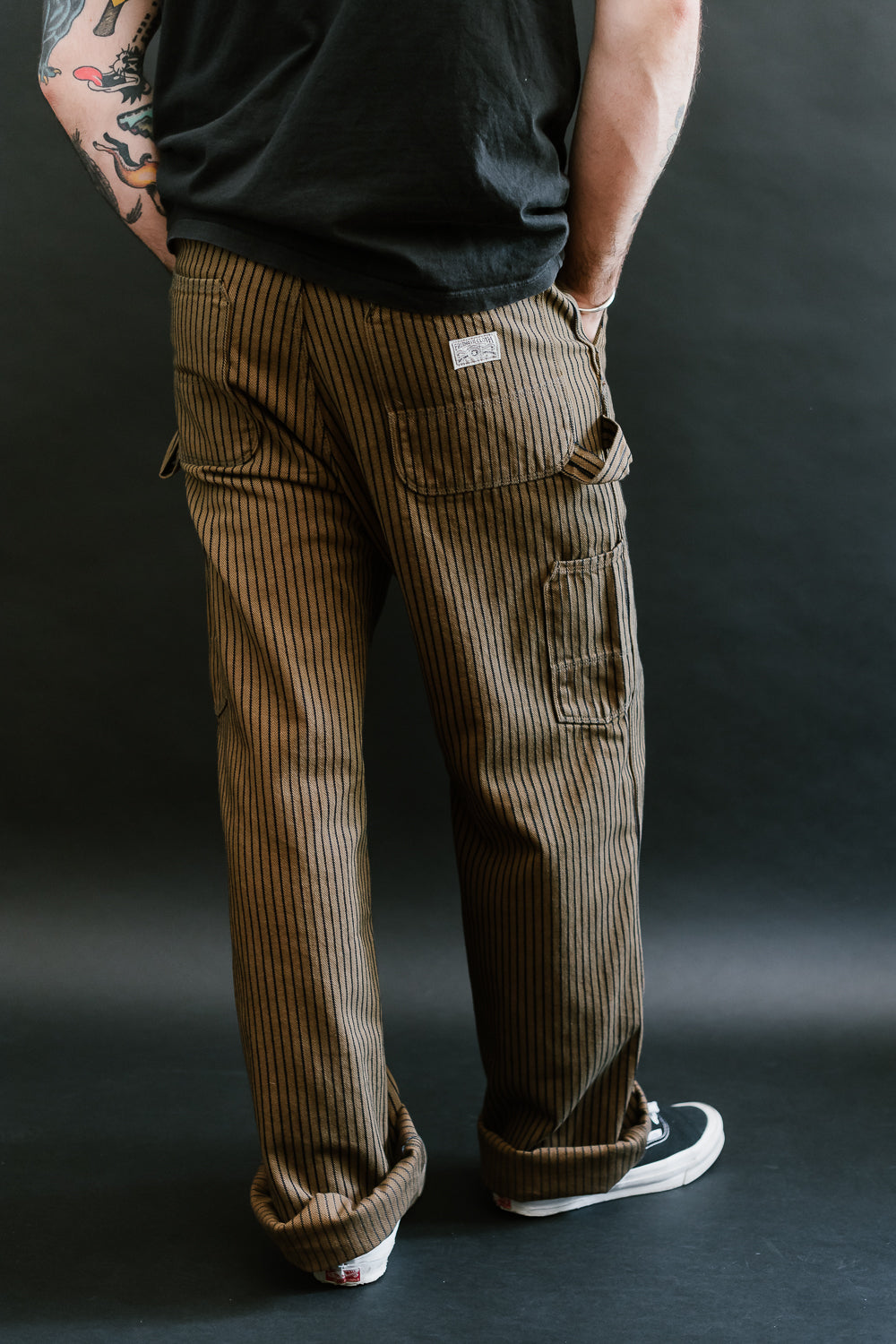 Ortega Pant Herringbone Dobby - Brown