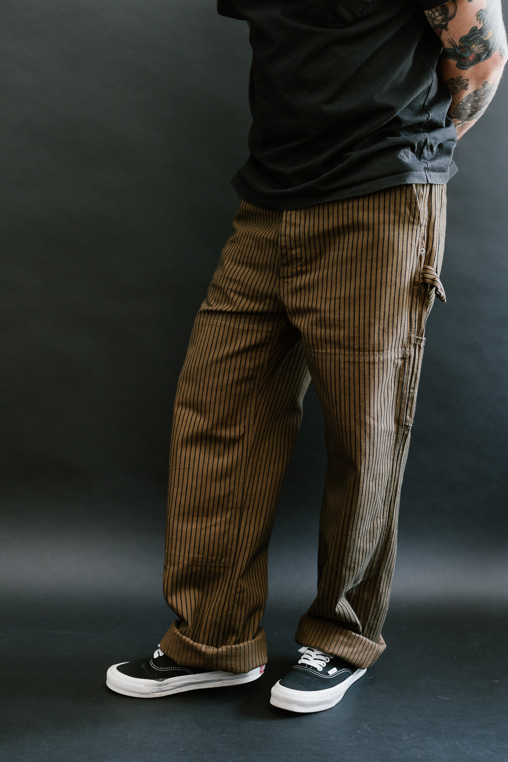 Ortega Pant Herringbone Dobby - Brown