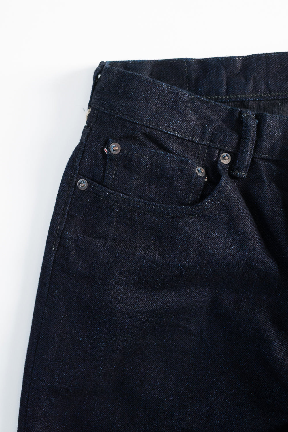 1103SRB - 15.5oz - Super Rough Selvedge Denim Clean Straight - Indigo, Black