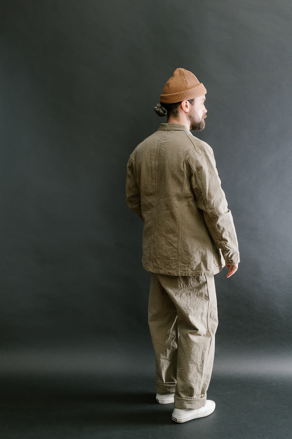 1129-5 - 14oz Sulfur Dye Heavy Oxford Work Pants - Olive Drab