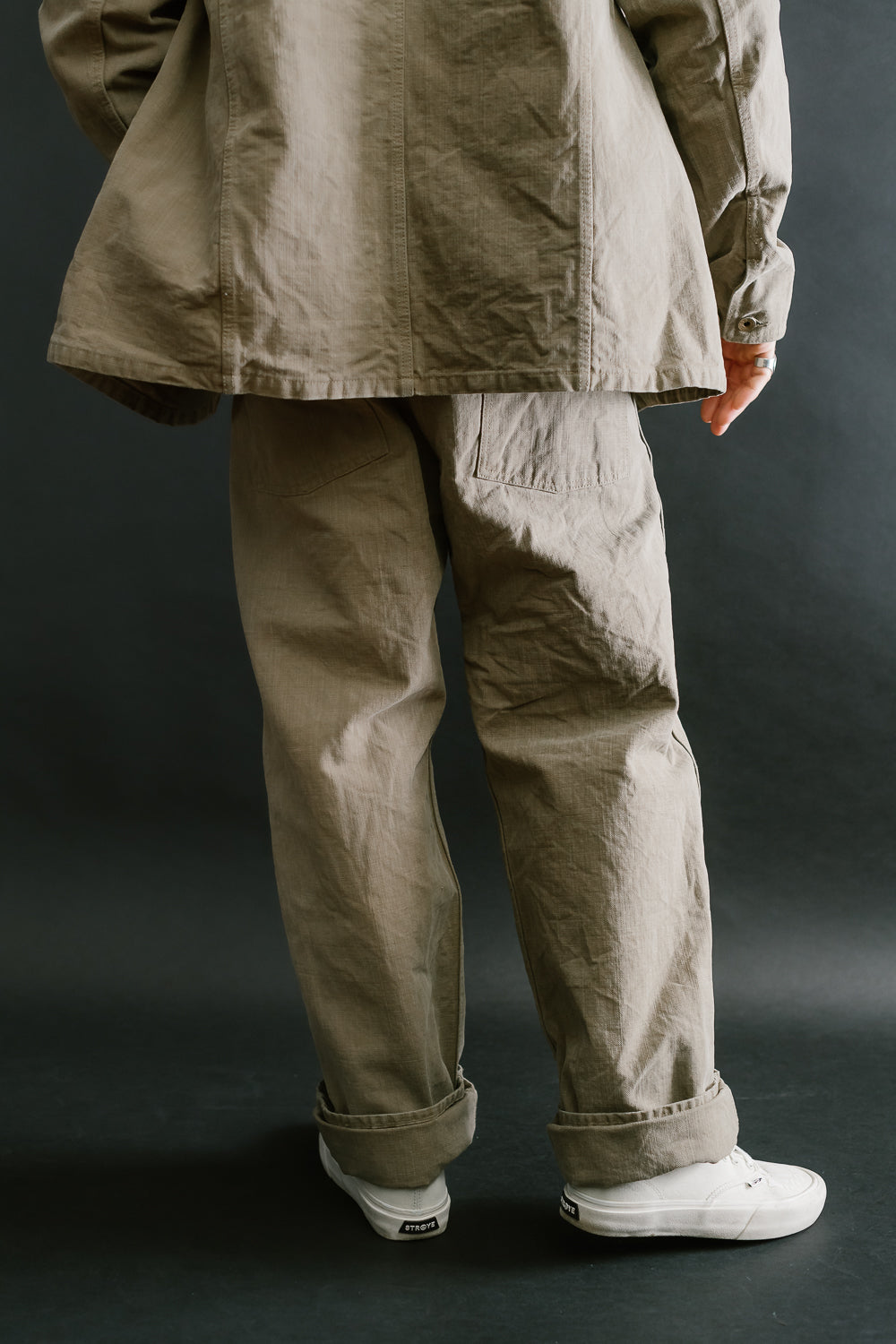 1129-5 - 14oz Sulfur Dye Heavy Oxford Work Pants - Olive Drab