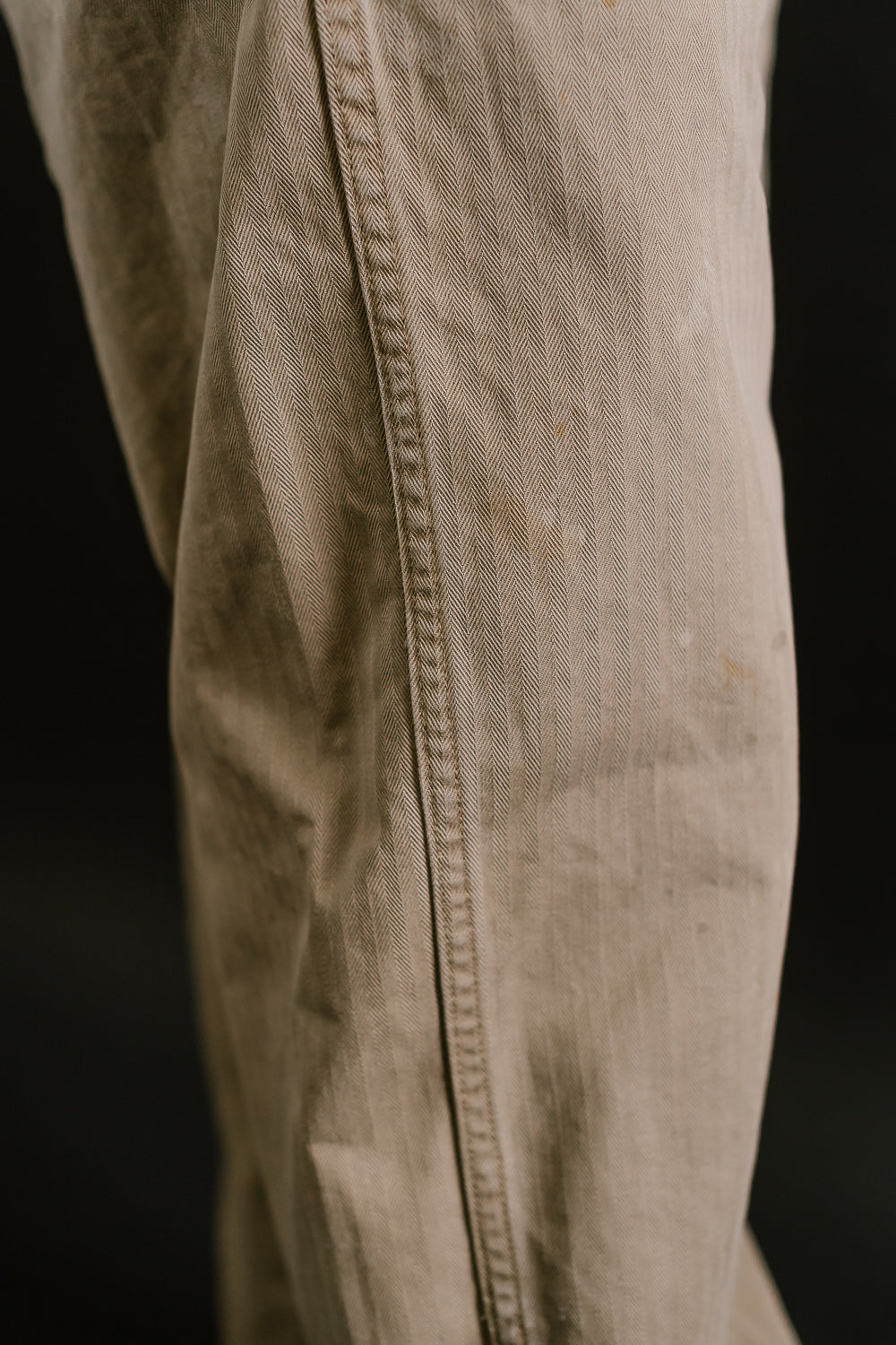 1201-24B - M-42 HBT Trousers - O.D. Hand Vintaged