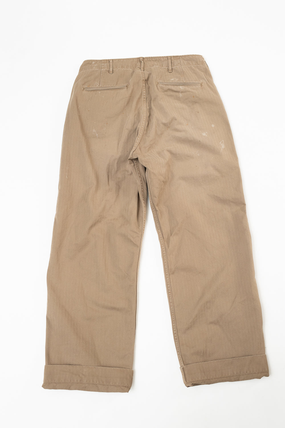 1201-24B - M-42 HBT Trousers - O.D. Hand Vintaged