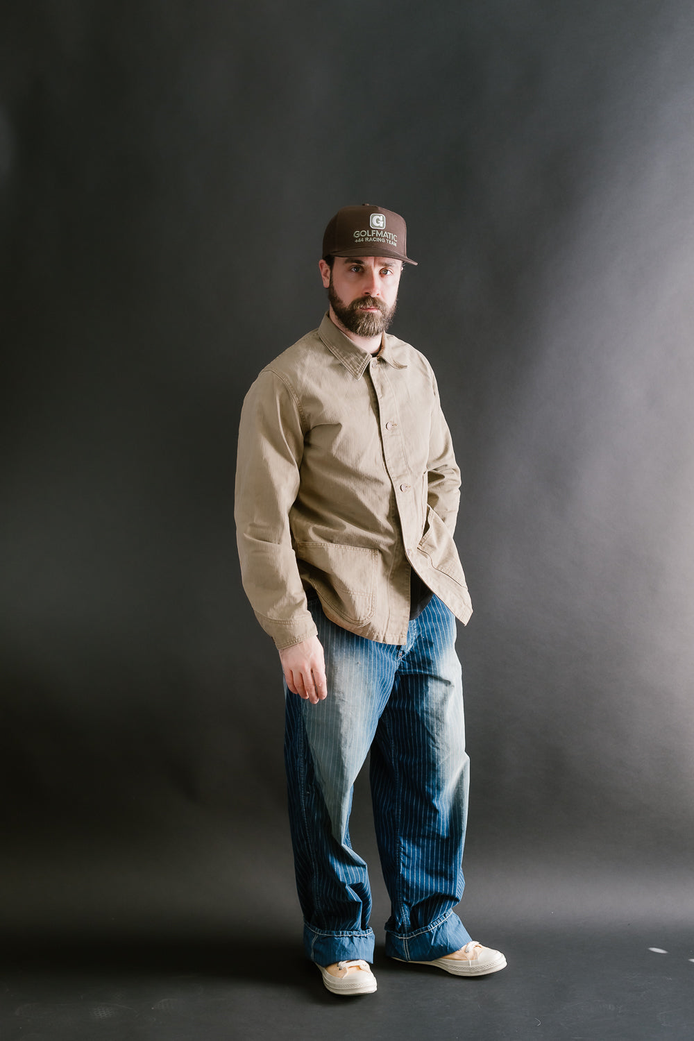 2015-9 - HBT Military Chore Jacket - Olive Drab