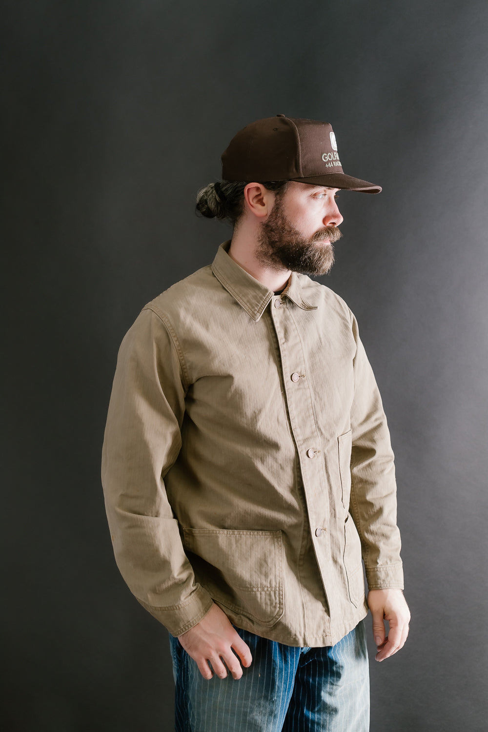 2015-9 - HBT Military Chore Jacket - Olive Drab