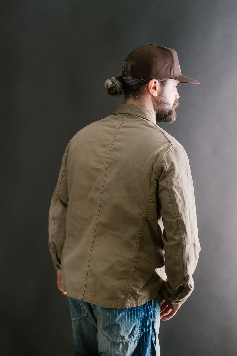 2015-9 - HBT Military Chore Jacket - Olive Drab