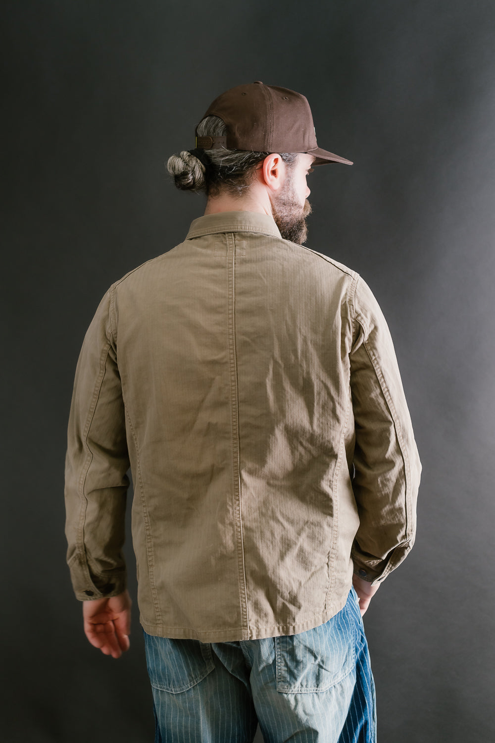 2015-9 - HBT Military Chore Jacket - Olive Drab