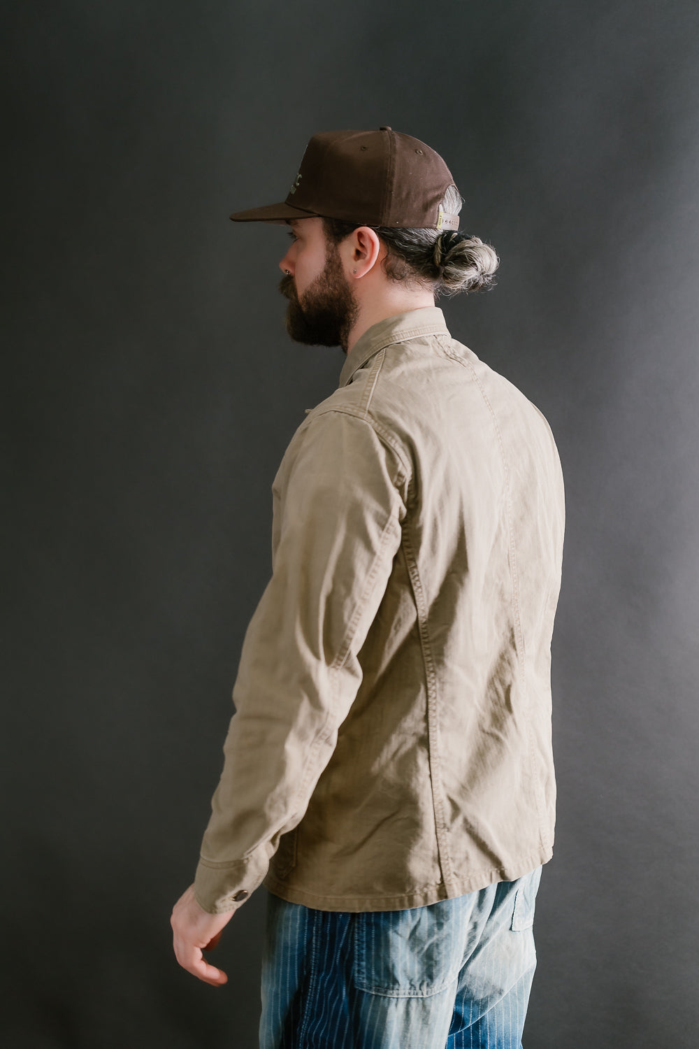 2015-9 - HBT Military Chore Jacket - Olive Drab