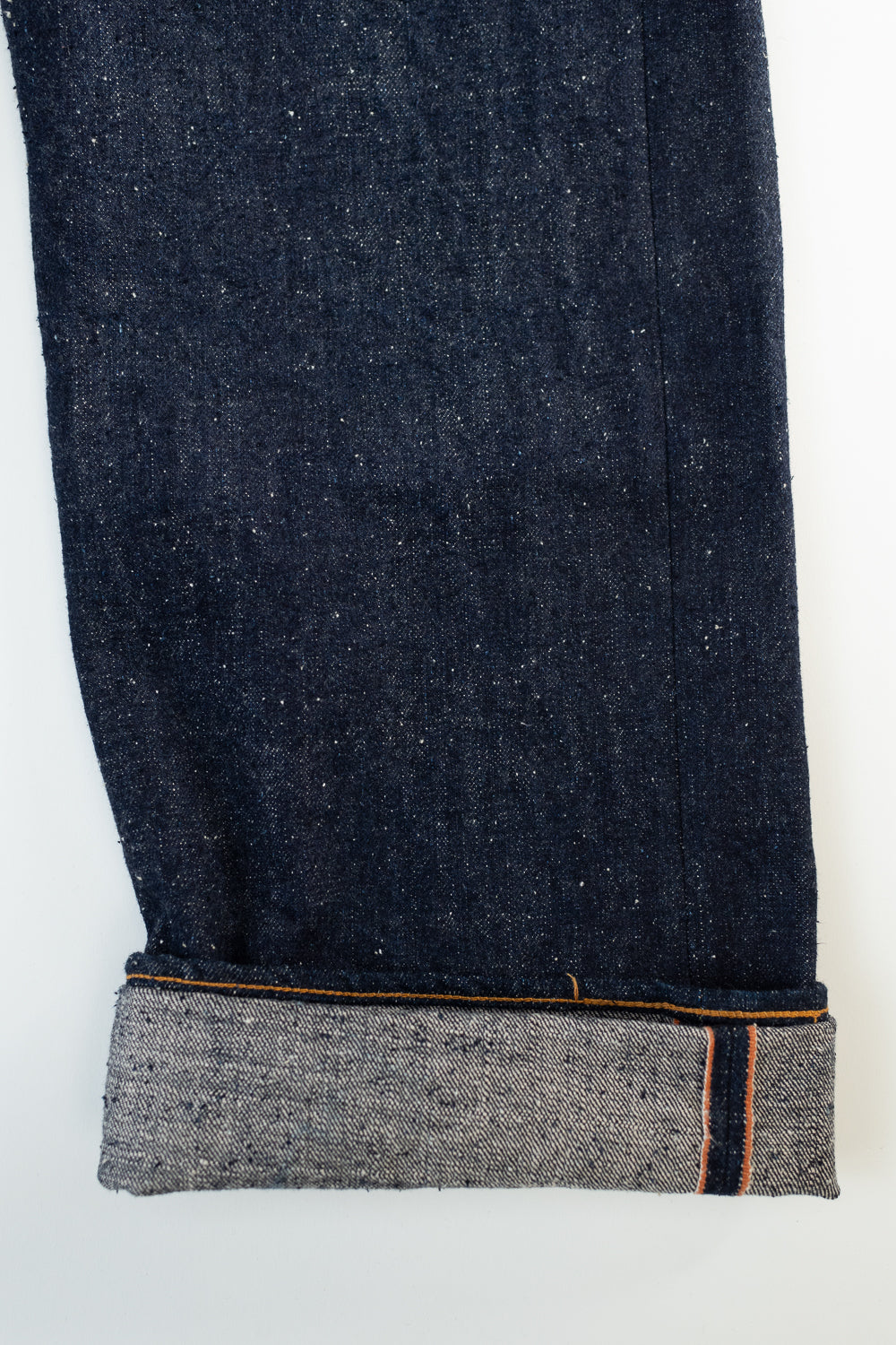 GZ-15HRJ-0510NP - 15oz Nep Yarn Heritage Fit Cinch Back Selvedge Jeans - Indigo