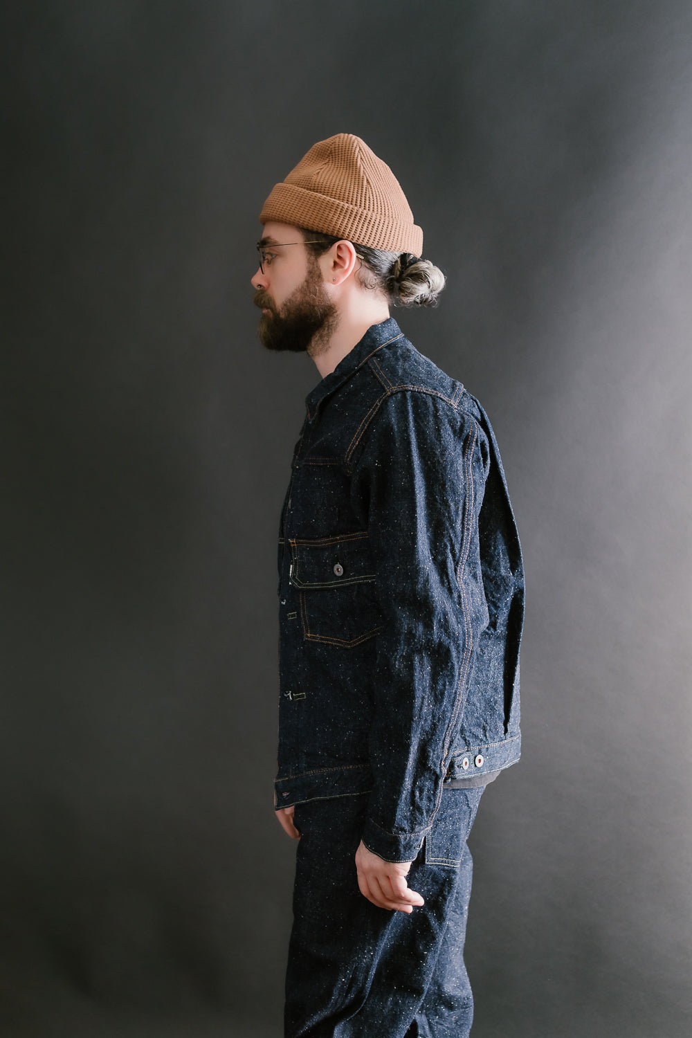 GZ-GJ2ND-0511NP - 15oz Nep Yarn Type II Jacket - Indigo