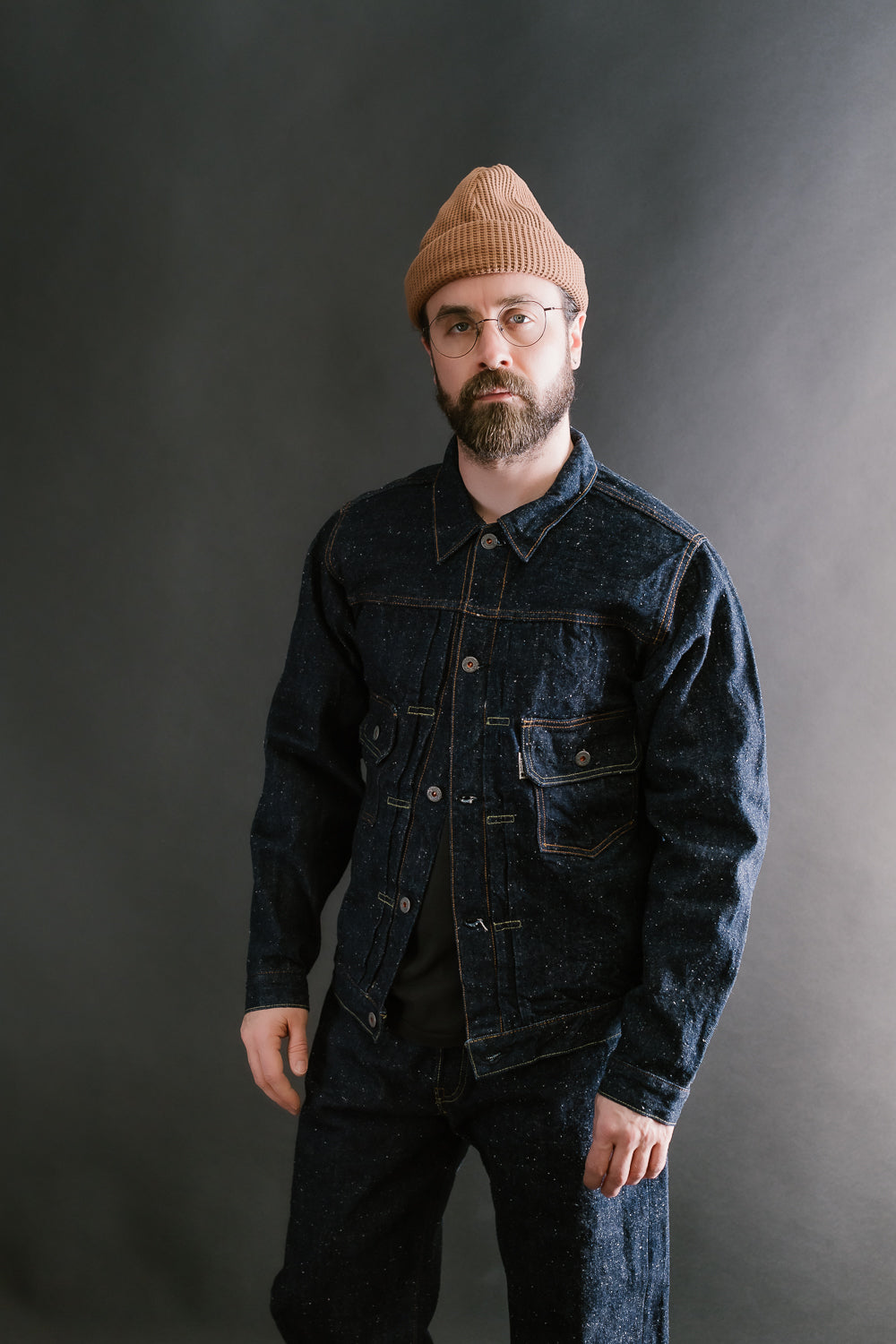 GZ-GJ2ND-0511NP - 15oz Nep Yarn Type II Jacket - Indigo