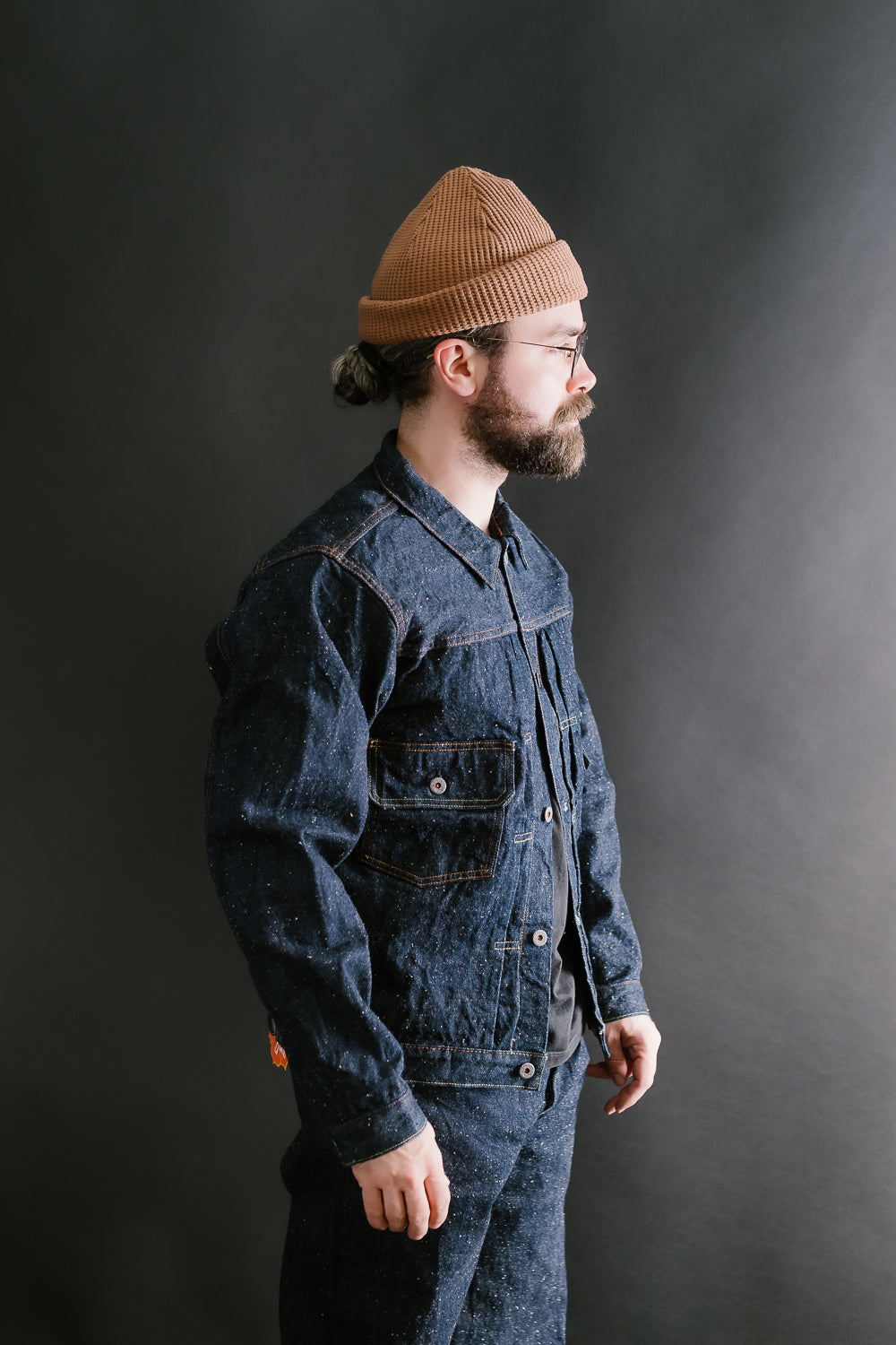 GZ-GJ2ND-0511NP - 15oz Nep Yarn Type II Jacket - Indigo