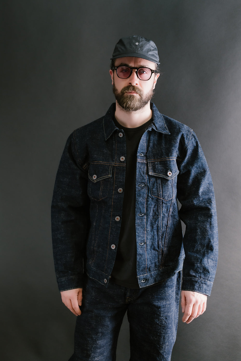 GZ-GJ3RD-0511 - 15oz Slub Yarn Type III Jacket - Indigo