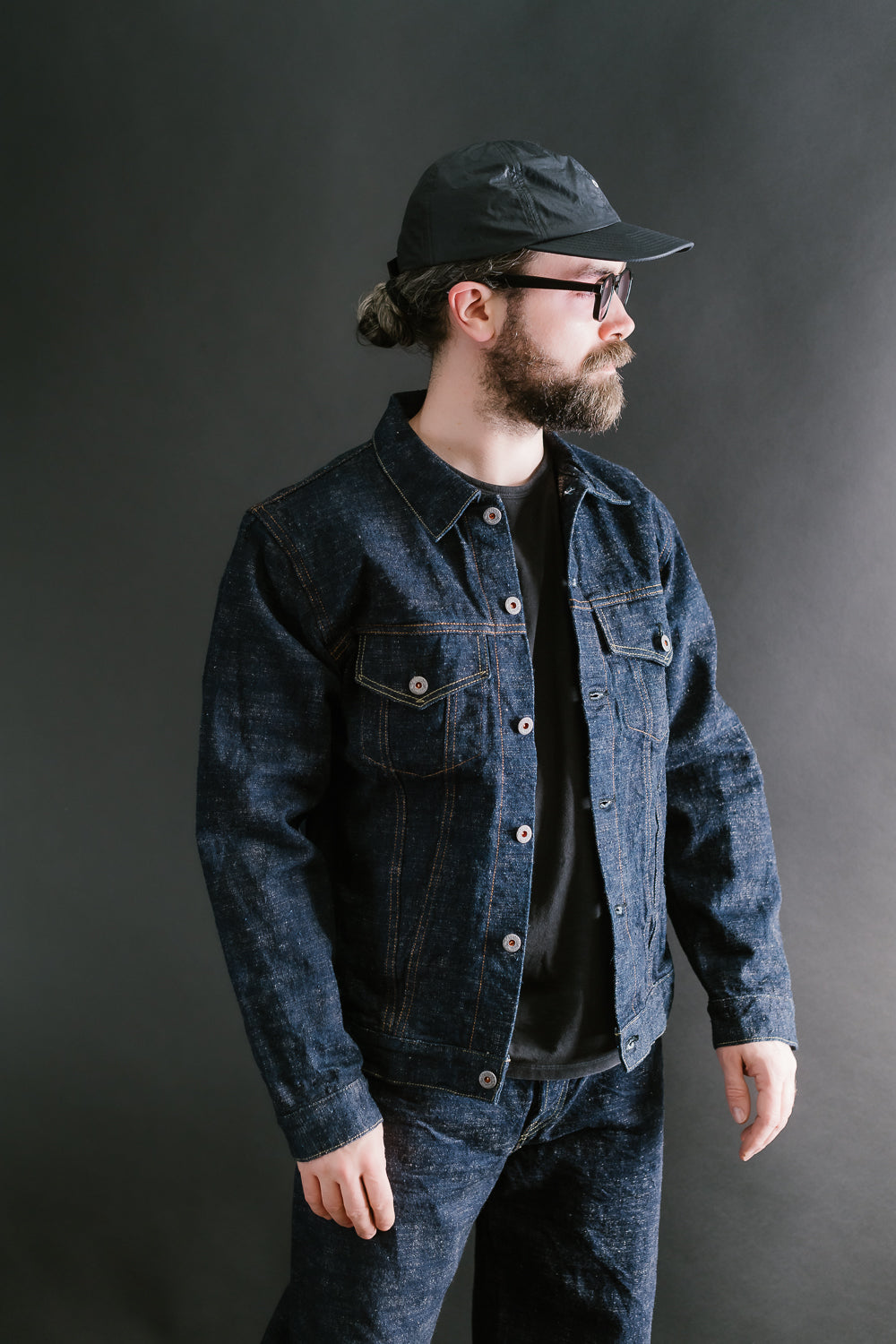 GZ-GJ3RD-0511 - 15oz Slub Yarn Type III Jacket - Indigo