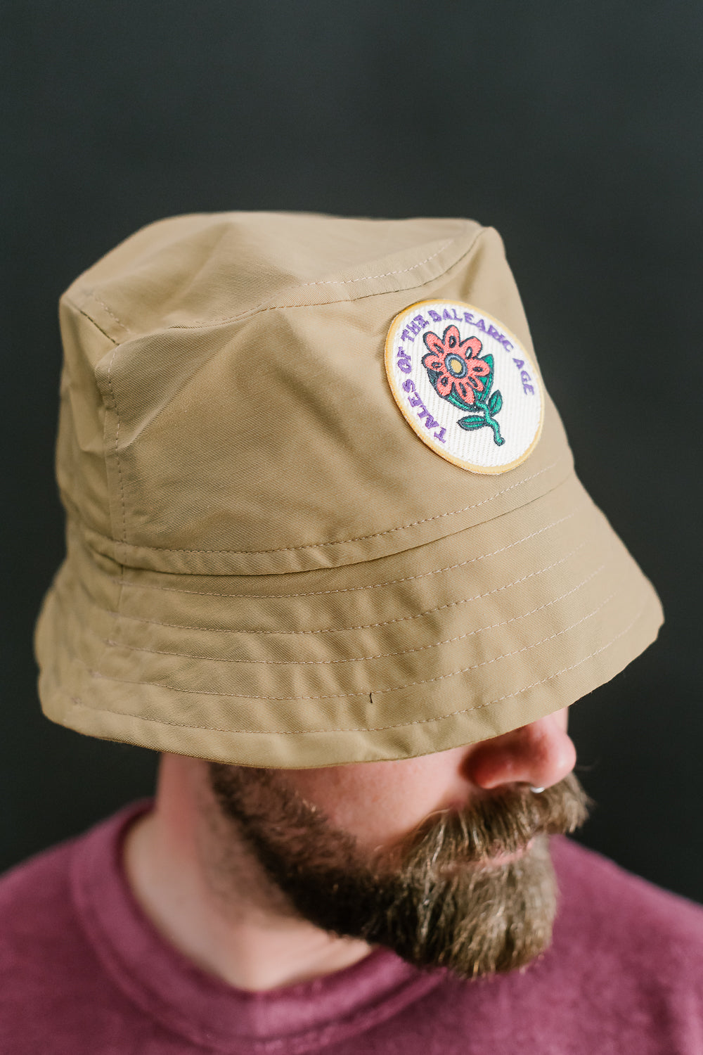 Dream On Dreamer Hat With Patch - Khaki