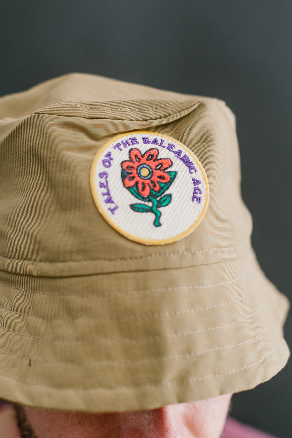 Dream On Dreamer Hat With Patch - Khaki