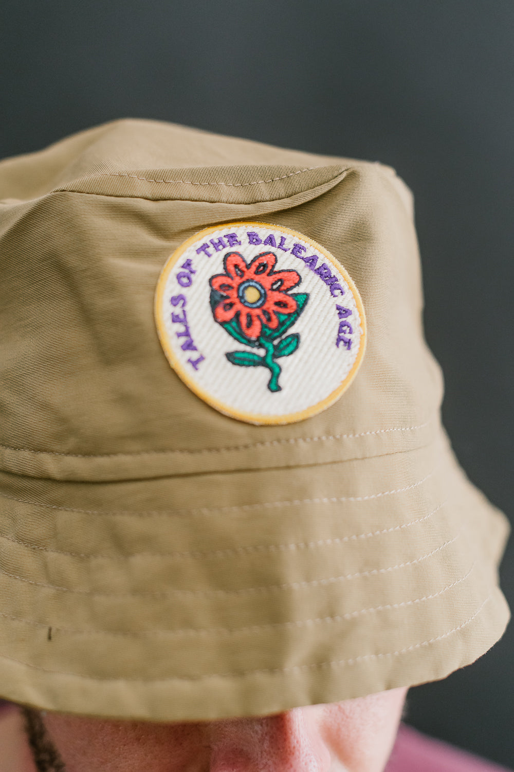 Dream On Dreamer Hat With Patch - Khaki