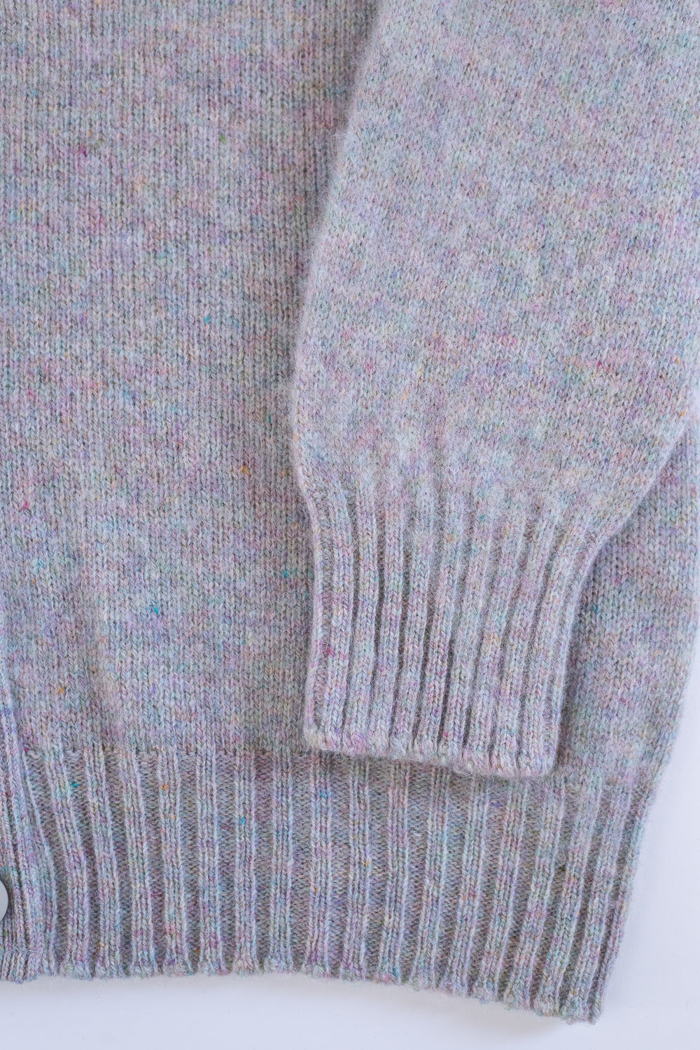 Shaggy Bear Cardigan - Galaxy