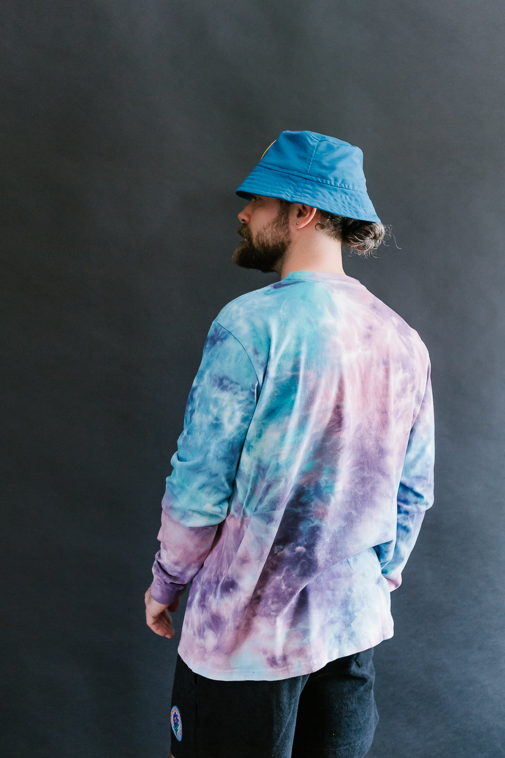 Howlin' Tie Dye T-Shirt Long Sleeve - Night Mix