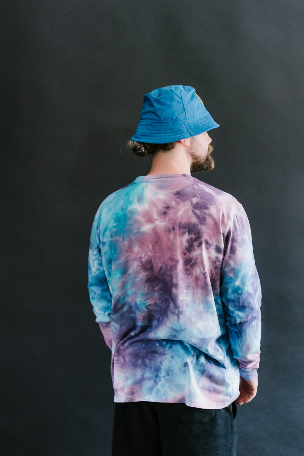 Howlin' Tie Dye T-Shirt Long Sleeve - Night Mix