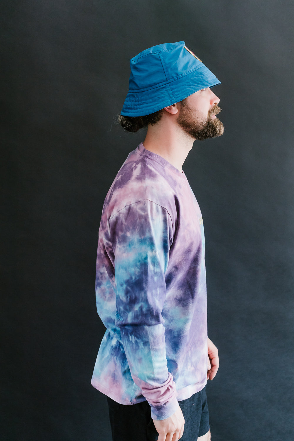 Howlin' Tie Dye T-Shirt Long Sleeve - Night Mix